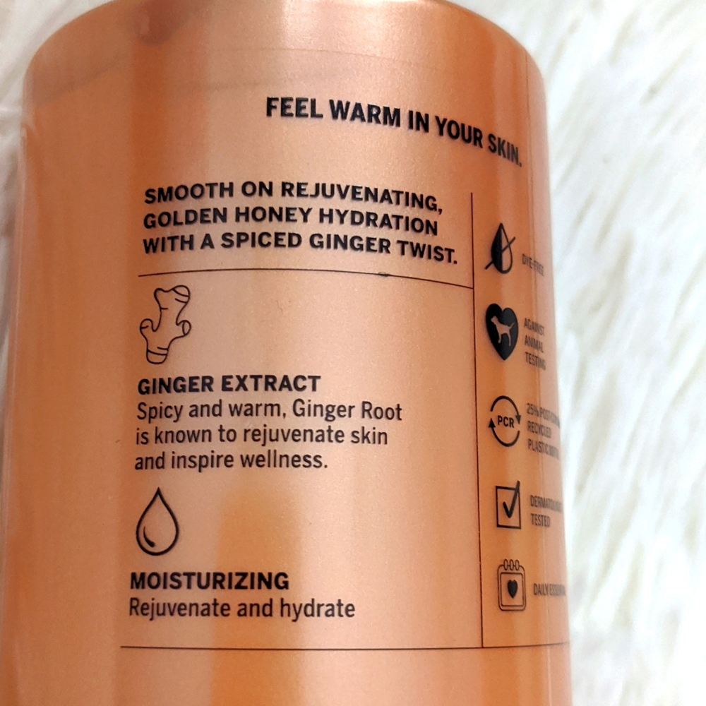 Victoria Secret Pink HONEY GINGER REJUVENATING BODY LOTION - Picture 4 of 7
